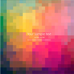 Image showing Colorful abstract geometric background