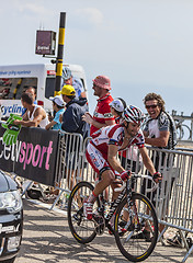 Image showing The Cyclist Daniel Moreno Fernandez