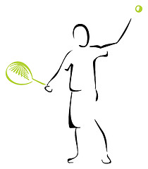 Image showing Tennis player