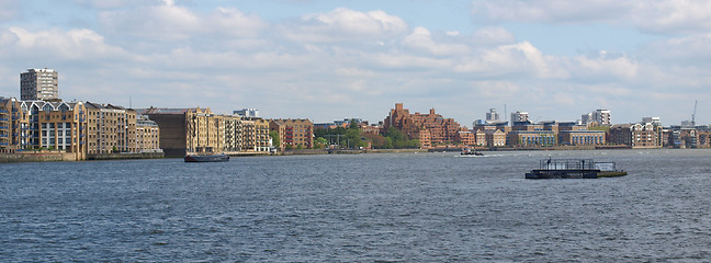 Image showing London docks