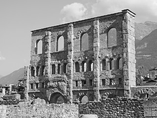 Image showing Roman Theatre Aosta