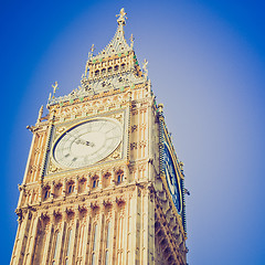 Image showing Vintage look Big Ben London