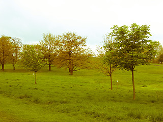 Image showing Retro looking Primrose Hill London