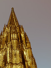 Image showing Retro looking Koeln Dom