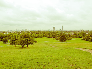 Image showing Retro looking Primrose Hill London