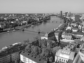 Image showing Aerial view of Frankfurt