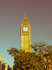 Image showing Retro looking Big Ben