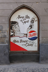 Image showing ancient advertizing of Pepsi