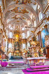 Image showing Indoor of the monastery Fuerstenfeldbruck