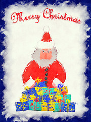 Image showing Santa Claus on Christmas