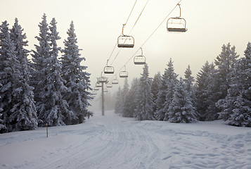 Image showing Ski Lift