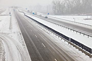 Image showing Snowy Highway