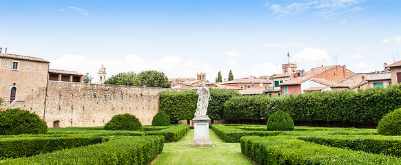 Image showing Italian garden