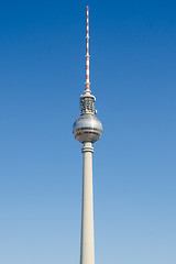 Image showing Fernsehturm - television tower in Berlin