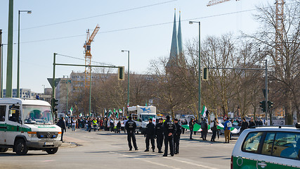 Image showing Protest demonstration against dictatorship of Bashar al-Assad