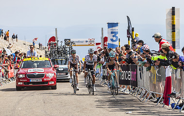 Image showing Climbing Mont Ventoux