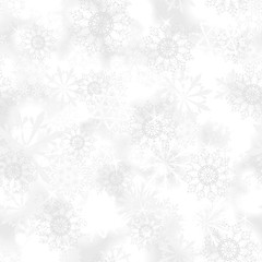 Image showing Seamless snowflake patterns