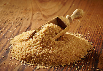 Image showing brown sugar heap