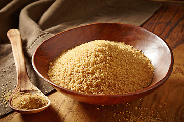 Image showing bowl of brown sugar 