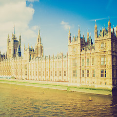 Image showing Vintage look Houses of Parliament