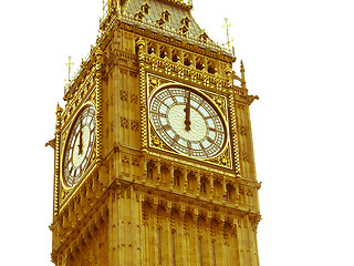 Image showing Retro looking Big Ben