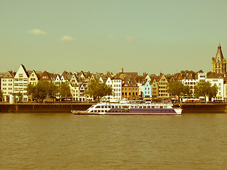 Image showing Retro looking Koeln panorama