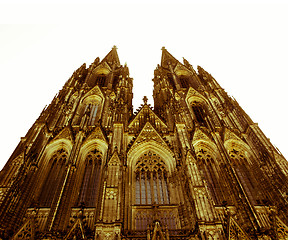 Image showing Retro looking Koeln Dom