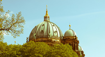 Image showing Retro looking Berliner Dom