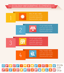 Image showing Ecology Infographic Template.