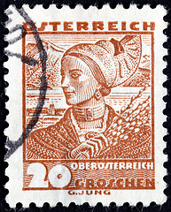 Image showing Upper Austria Stamp