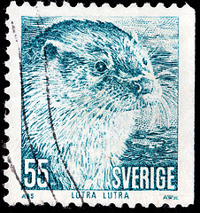 Image showing Otter Stamp