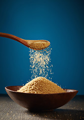 Image showing bowl of brown sugar