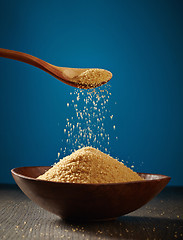 Image showing bowl of brown sugar