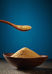 Image showing bowl of brown sugar