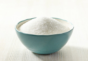 Image showing white sugar in a bowl