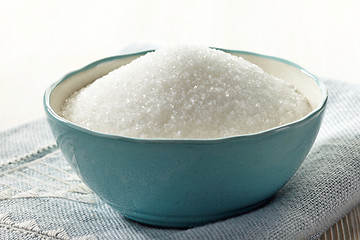 Image showing white sugar in a bowl