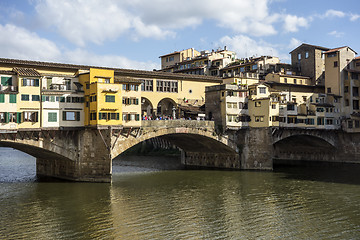 Image showing Ponte Vecchio (Old Bridge) in Florence