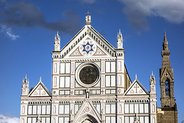 Image showing Santa Croce church, Florence 