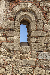 Image showing Acropolis in Lindos town, Rhodes 