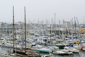 Image showing harbor scenery