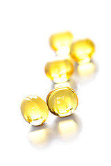 Image showing yellow gelatin pills