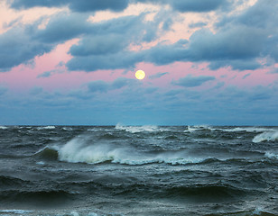 Image showing Stormy sea