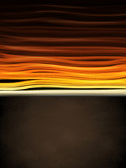 Image showing Hot Colors Stripes Background with Black Frame