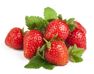 Image showing Strawberries berry