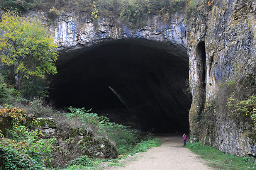 Image showing Entrance to Devetashka Cave