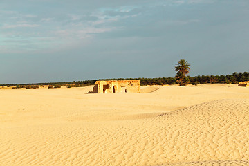 Image showing Sahara Desert in Tunisia