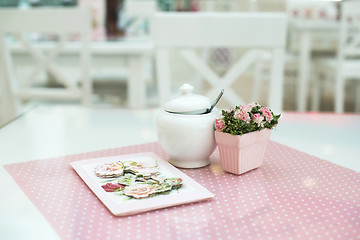 Image showing Table in confectionery