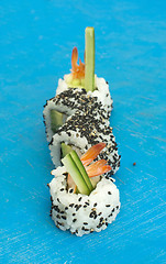 Image showing Sushi in restaurant