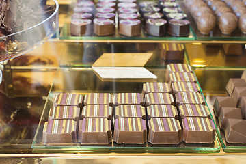 Image showing Chocolates shop