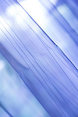 Image showing Purple transparent curtain background